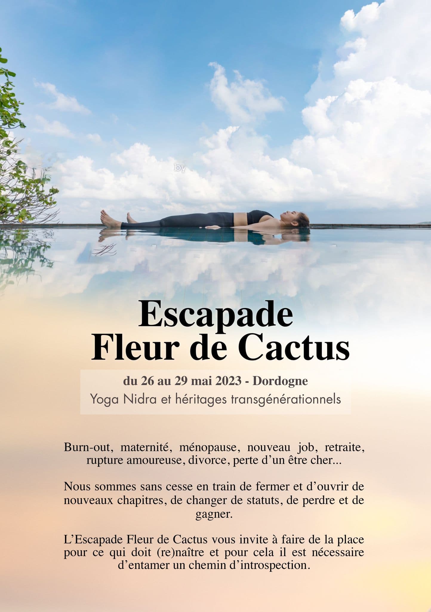 Réserver un voyage Yoga, Sophrologie et Transgénérationnel
